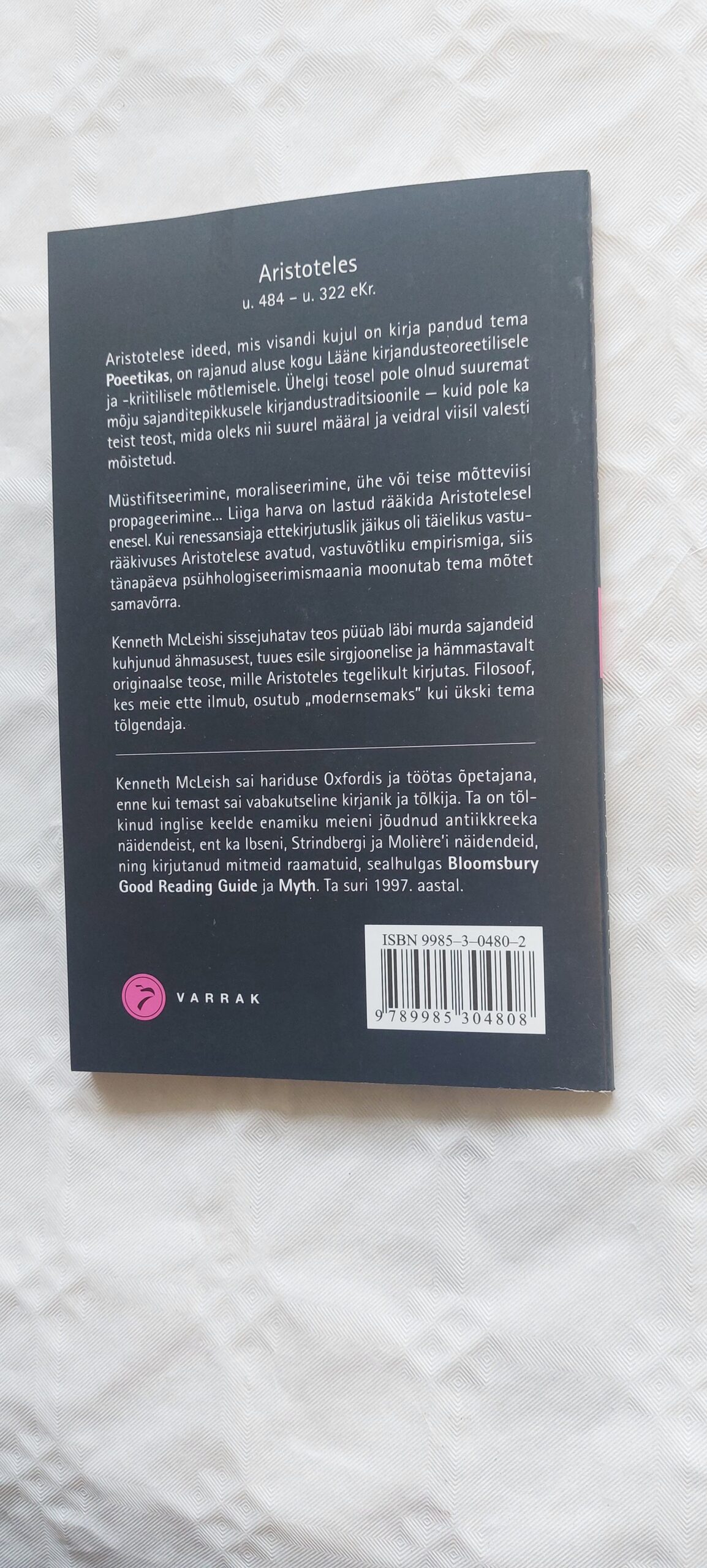 Aristoteles. Kenneth Meleish. 2001 - Image 4