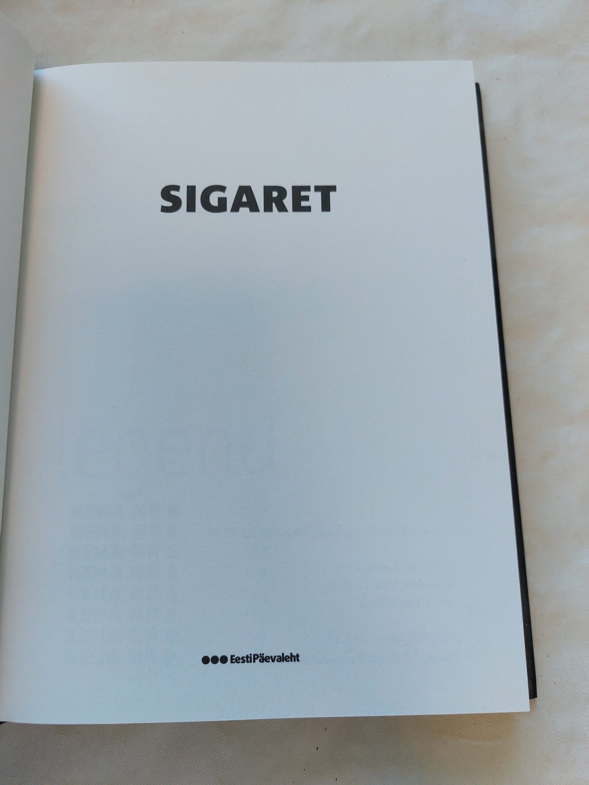 Sigaret. Robert Randma. 2009 - Pilt 2