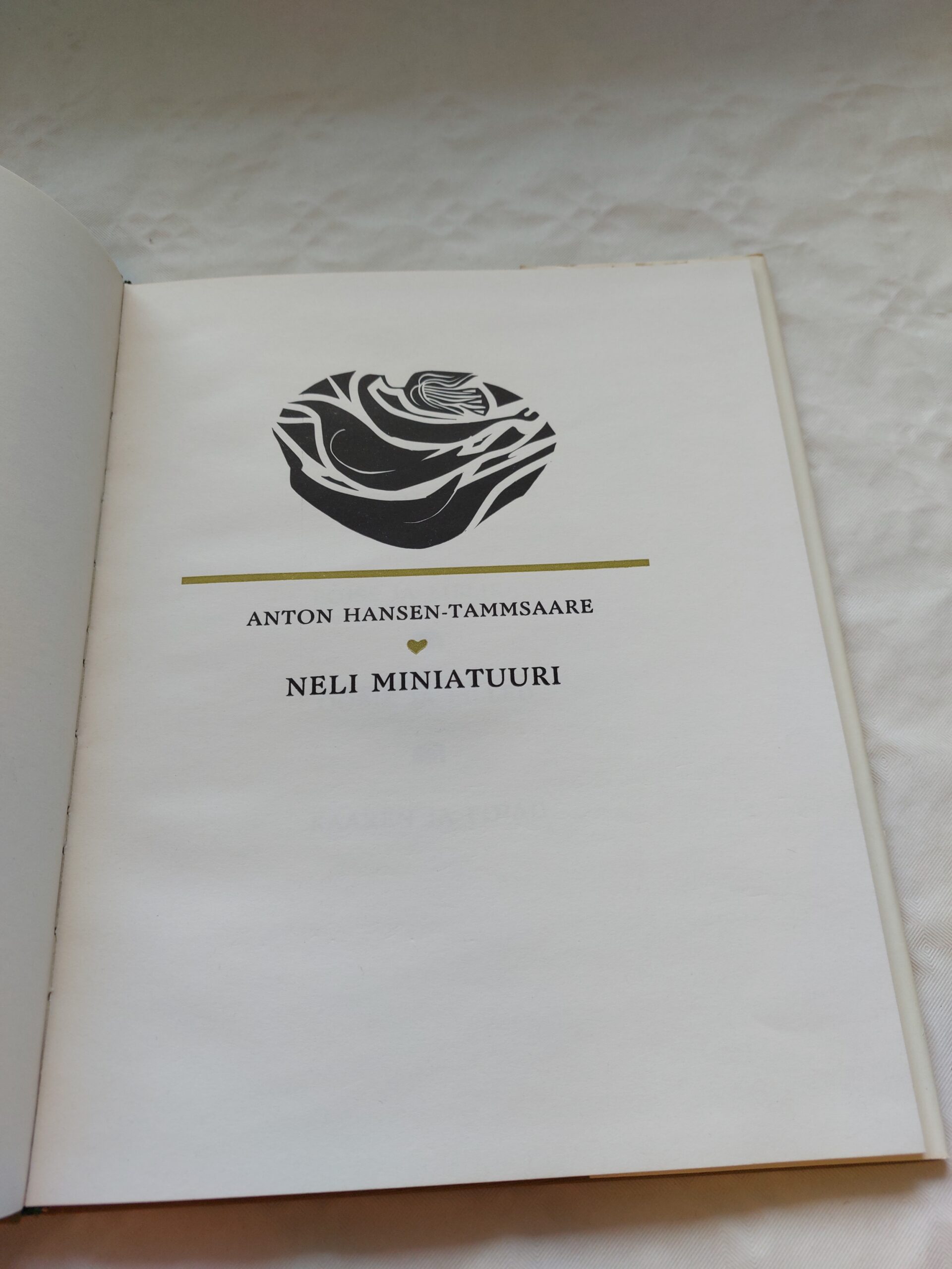 Neli miniatuuri. Anton Hansen-Tammsaare. 1972 - Pilt 2