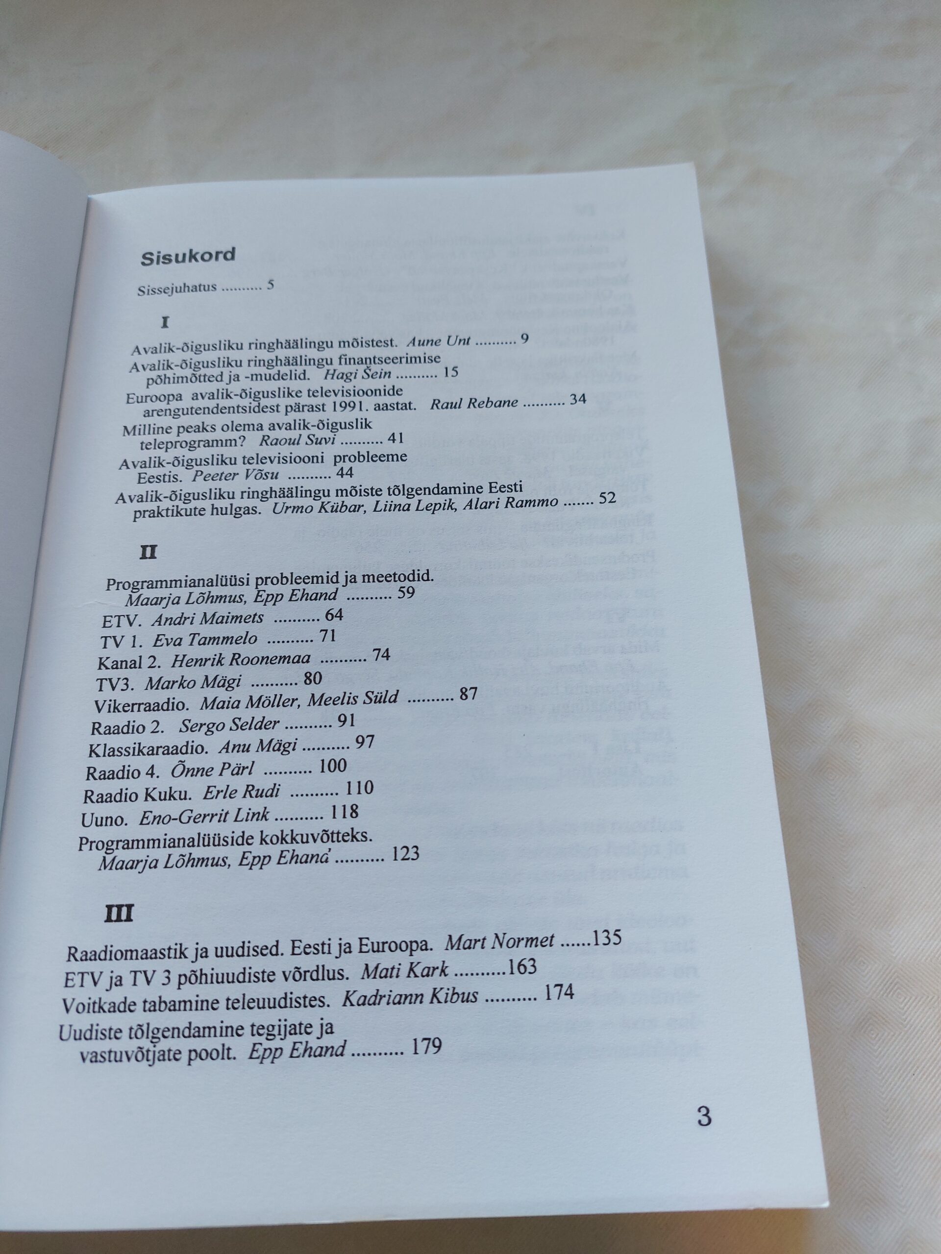 Avalik-õiguslik ringhääling Eestis. Maarja Lõhmus, Epp Ehand. 2001 - Pilt 3