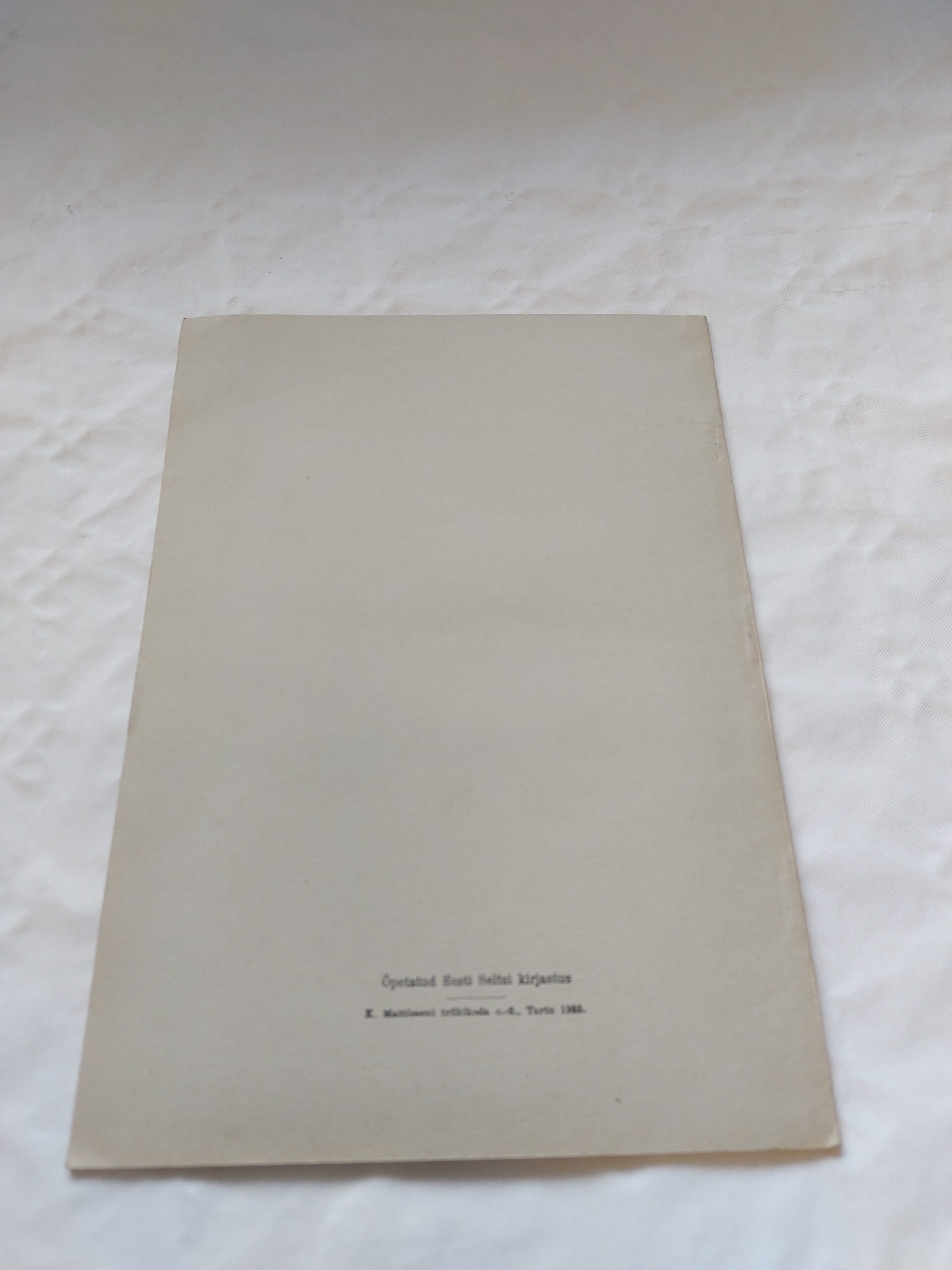 Tekstimuutusi eesti rahvalaulude ettekandmisel. Herbert Tampere. 1935 - Pilt 3