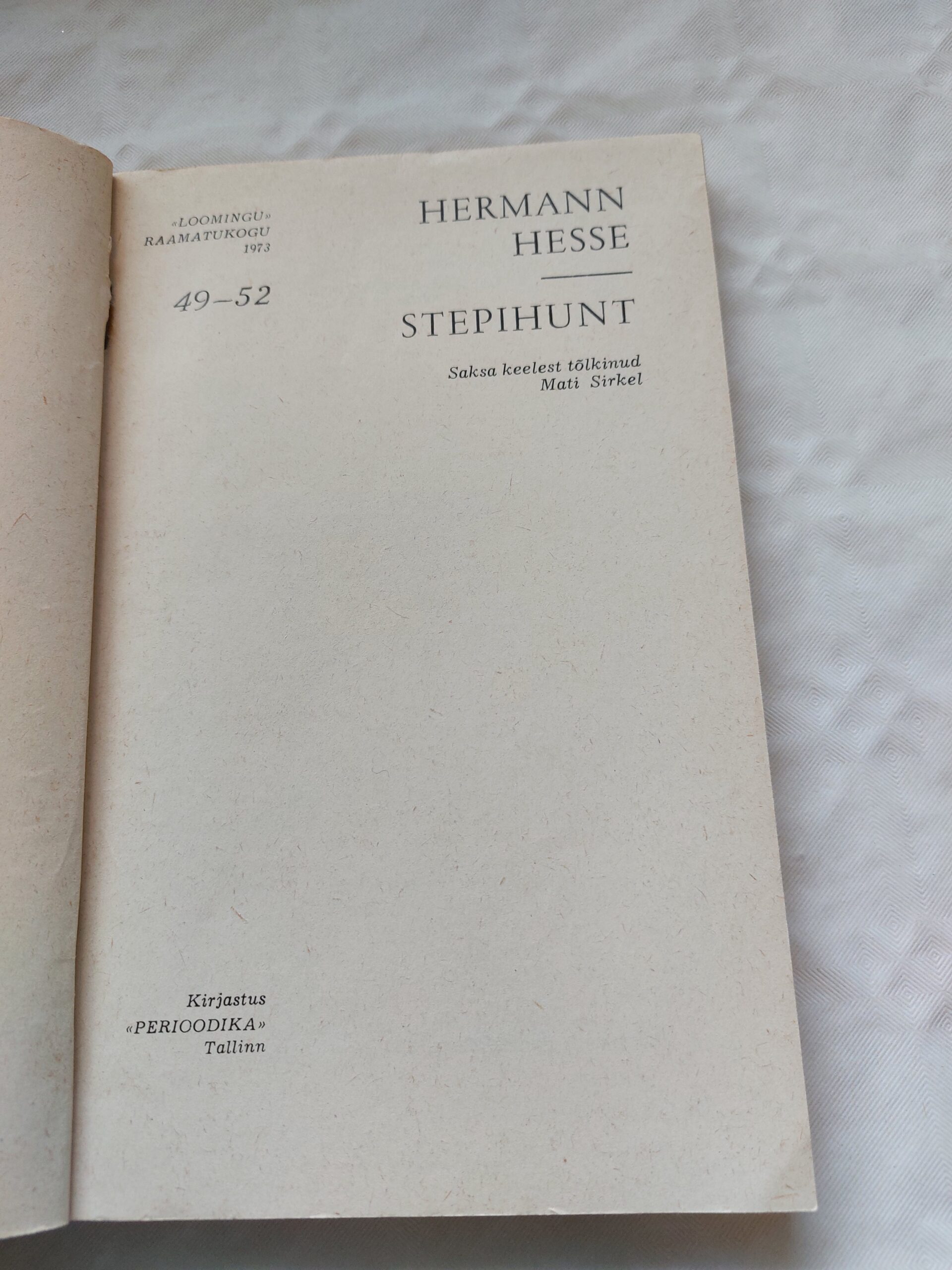 Stepihunt. Herman Hesse. 1973 - Pilt 2