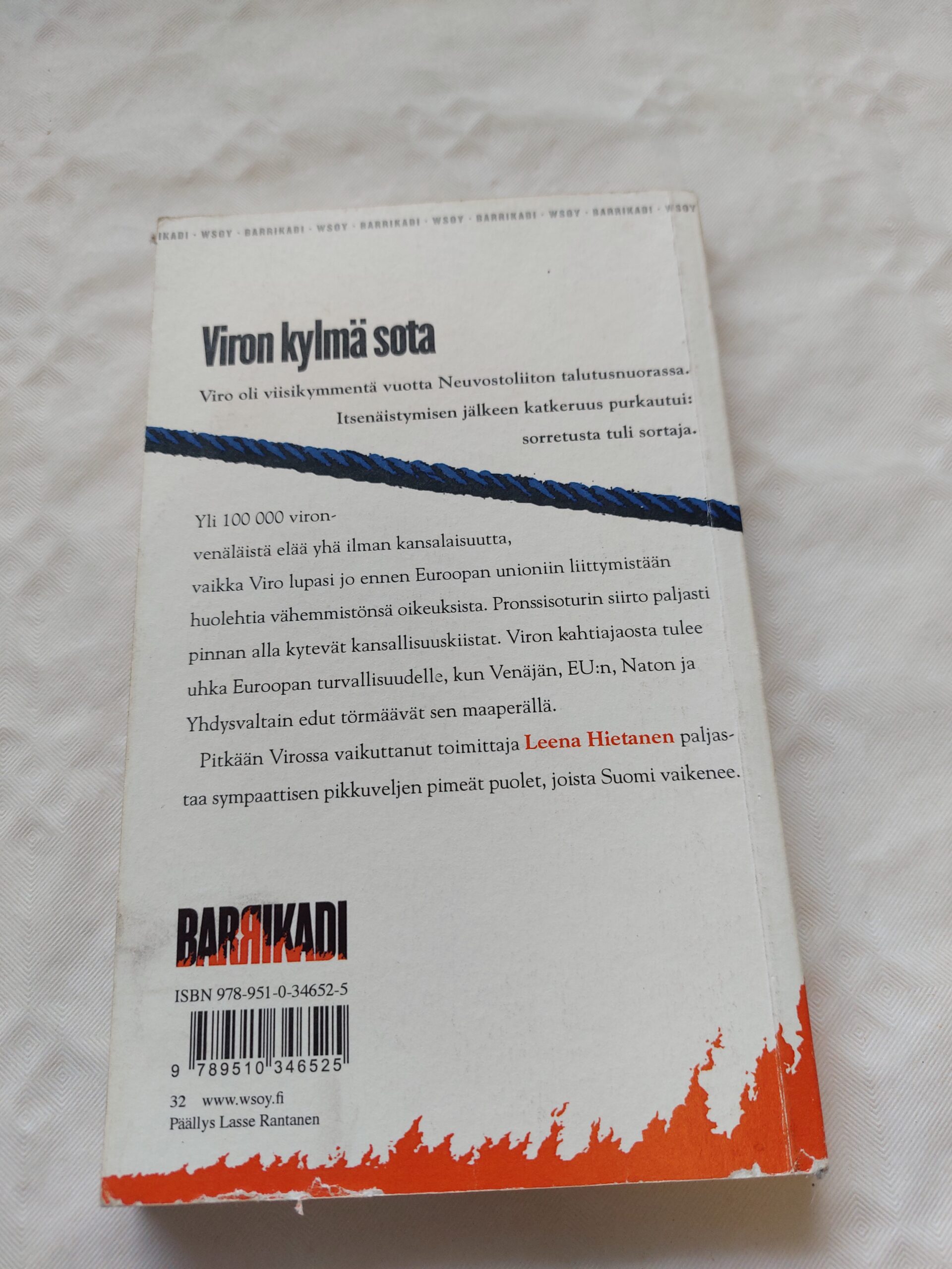 Viron kylmä sota. Leena Hietanen. 2008 - Pilt 5