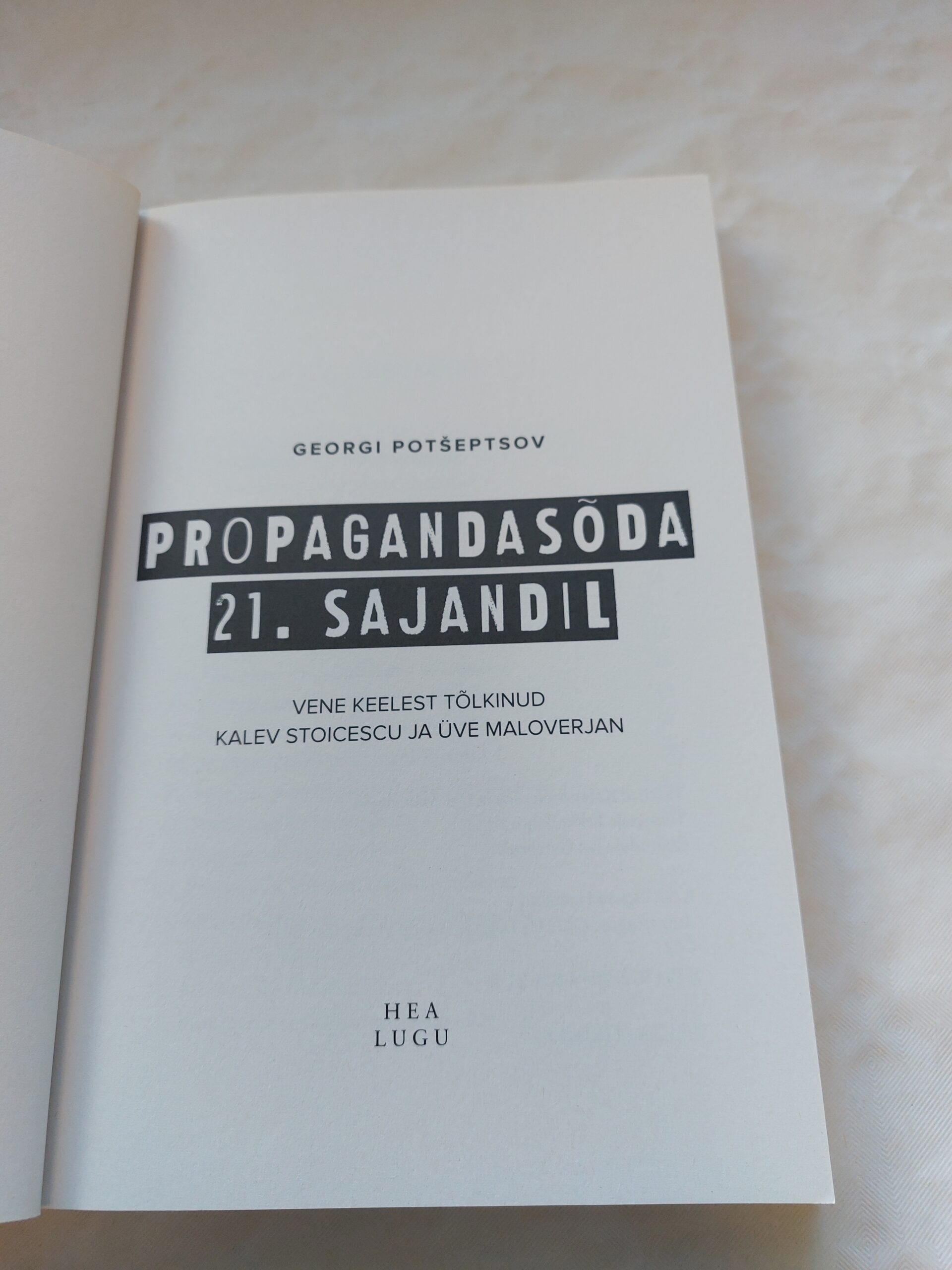Propagandasõda 21.sajandil. Georgi Potšeptsov. 2018 - Pilt 2