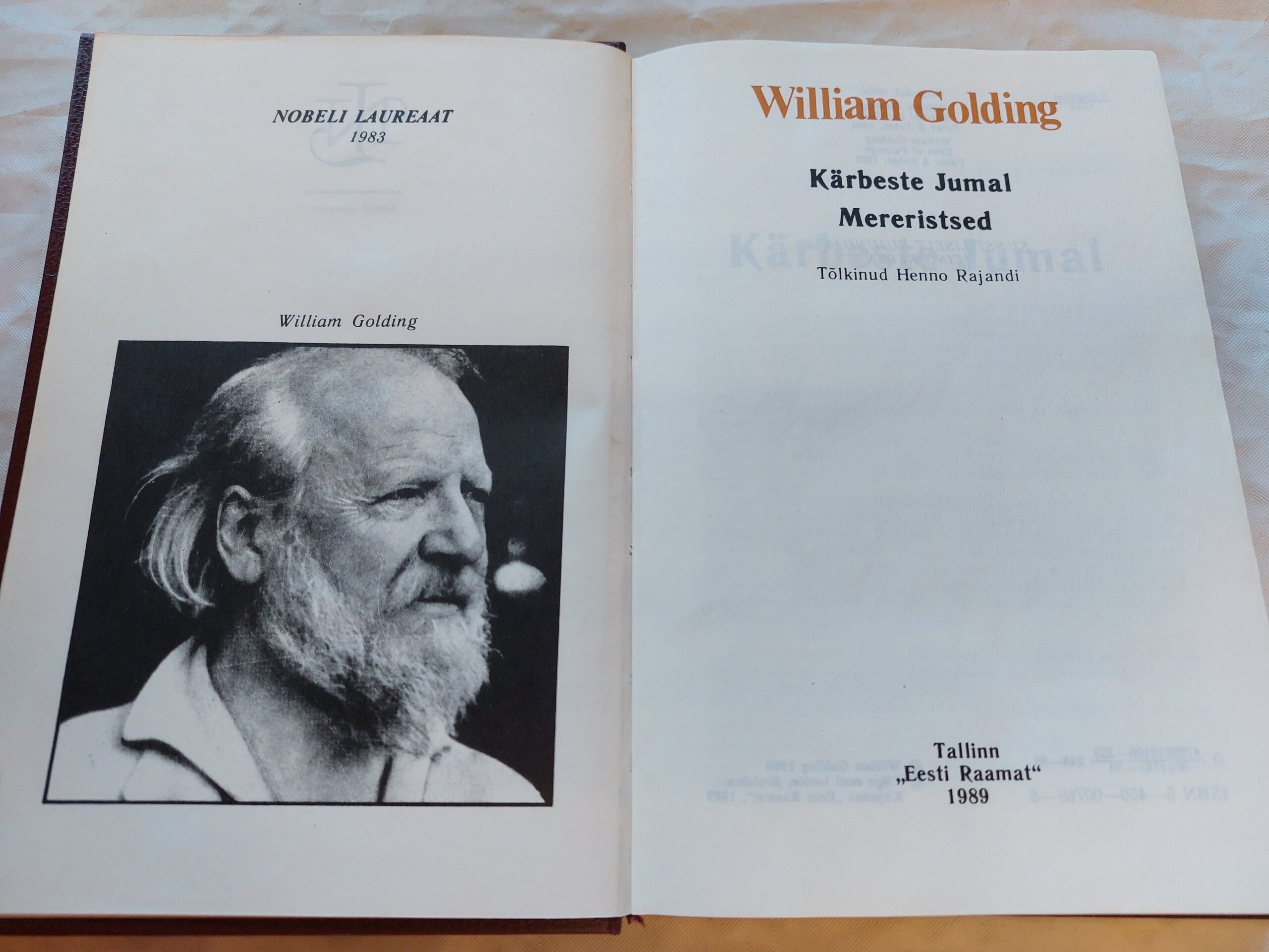 Kärbeste jumal. Mereristsed. William Golding. 1989 - Pilt 2