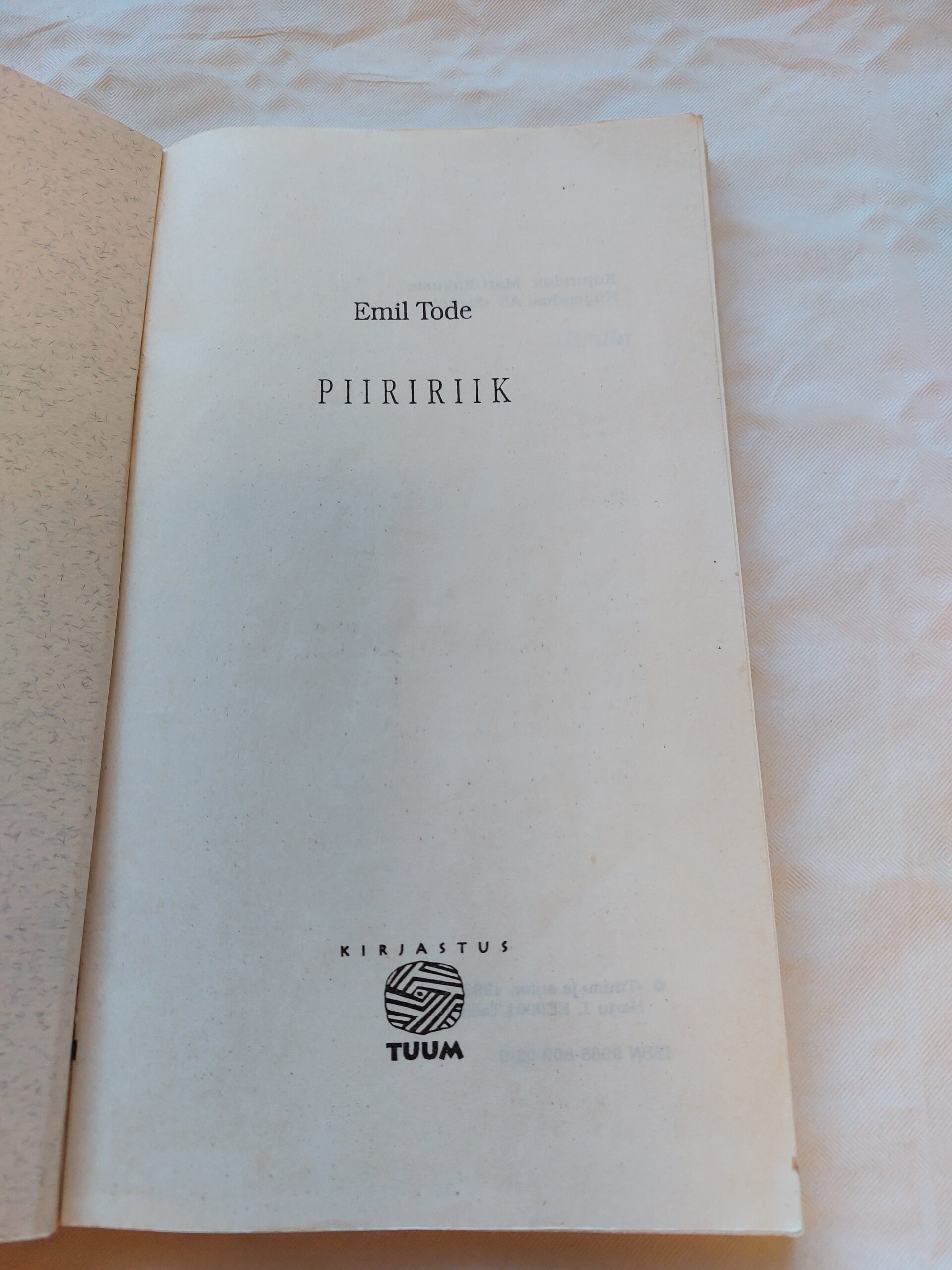 Piiririik. Emil Tode. 1993 - Pilt 2