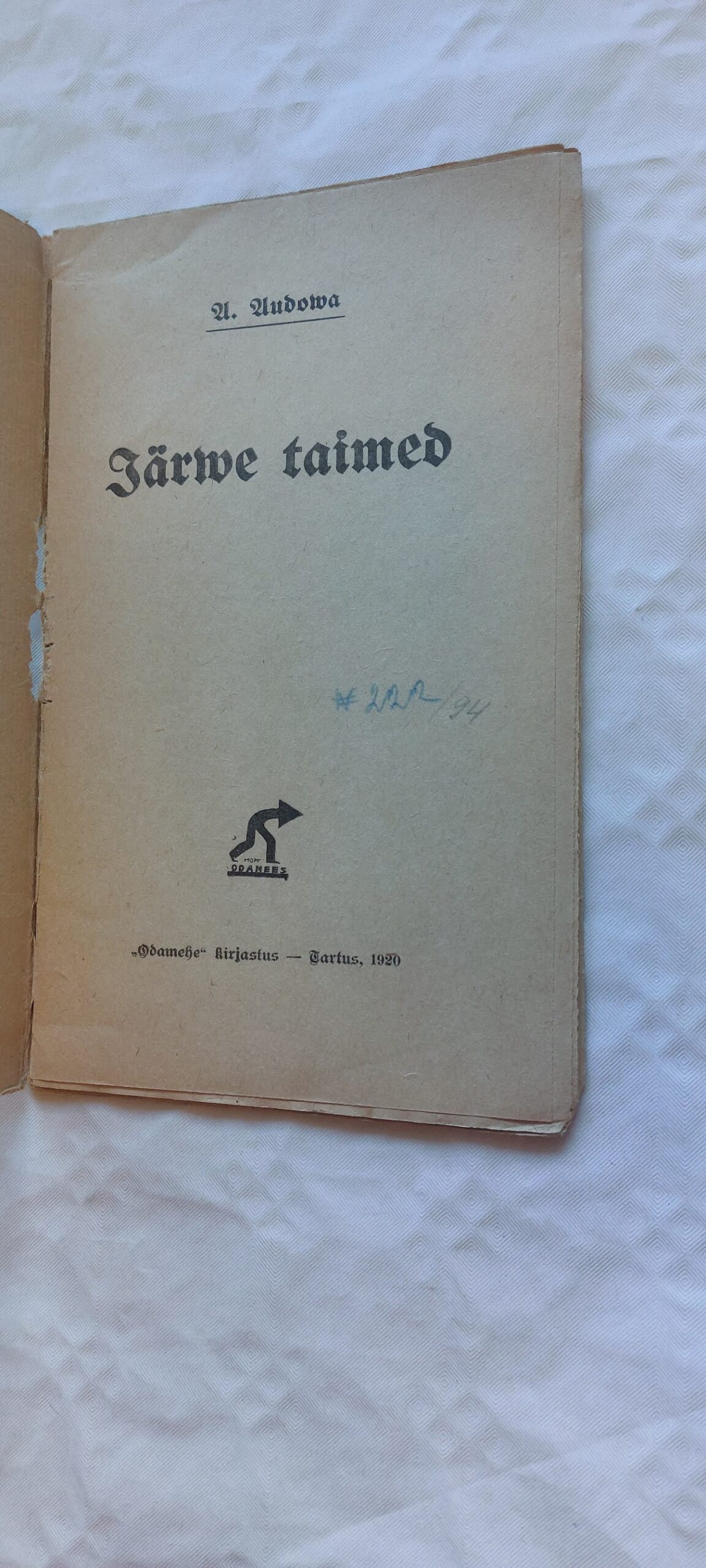 Järwe taimed. Aleksander Audova. 1920 - Pilt 2