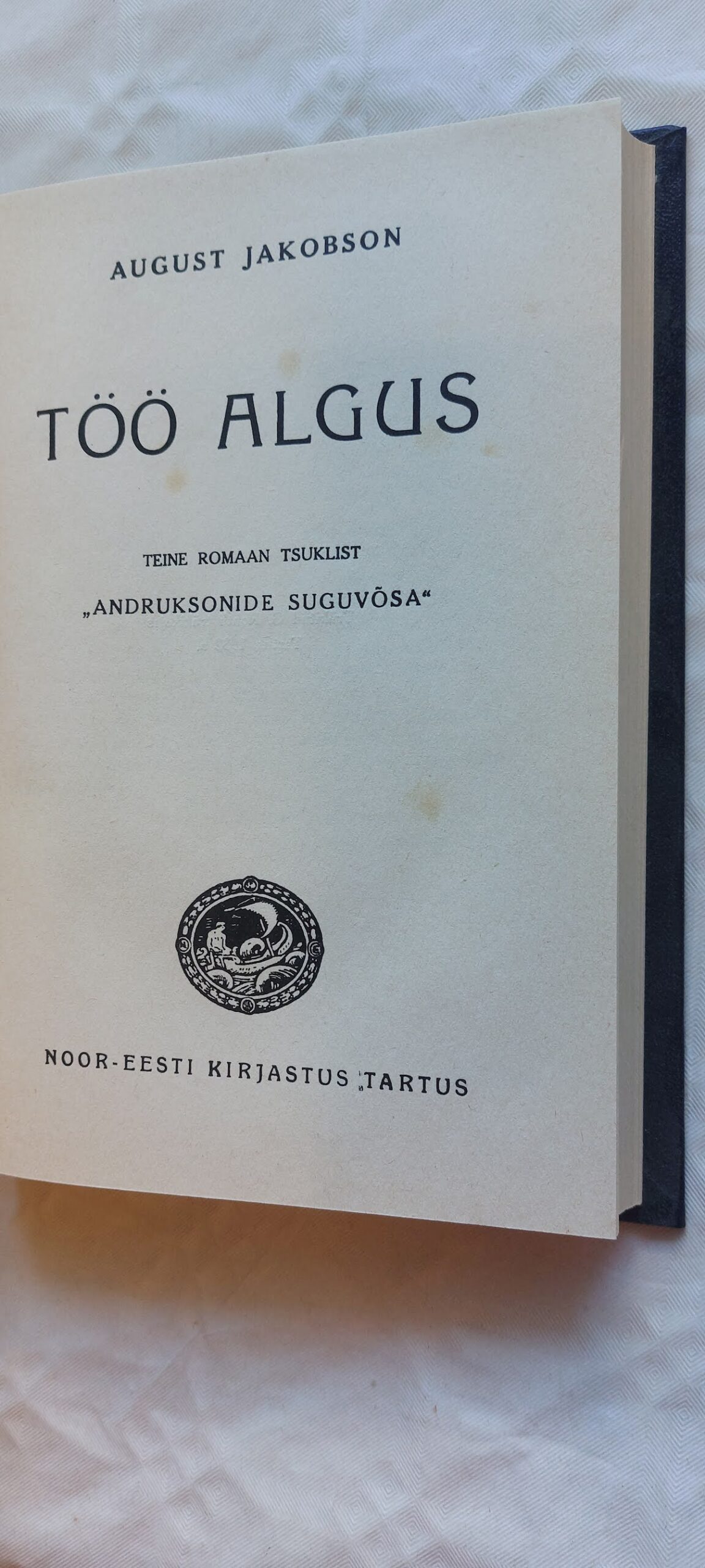 Töö algus. August Jakobson. 1932 - Pilt 3