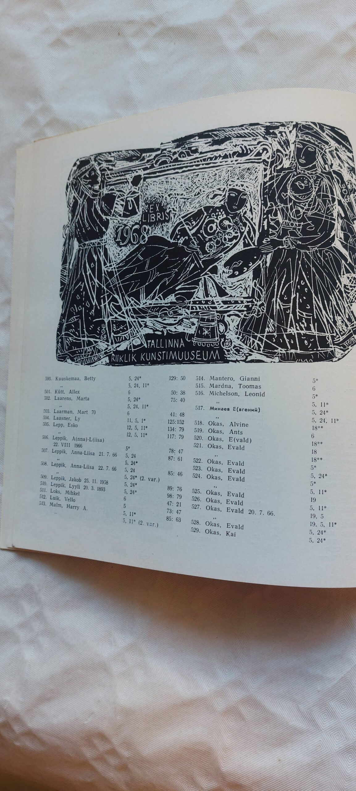 Evald Okas. Näituse kataloog. 1974 - Pilt 4