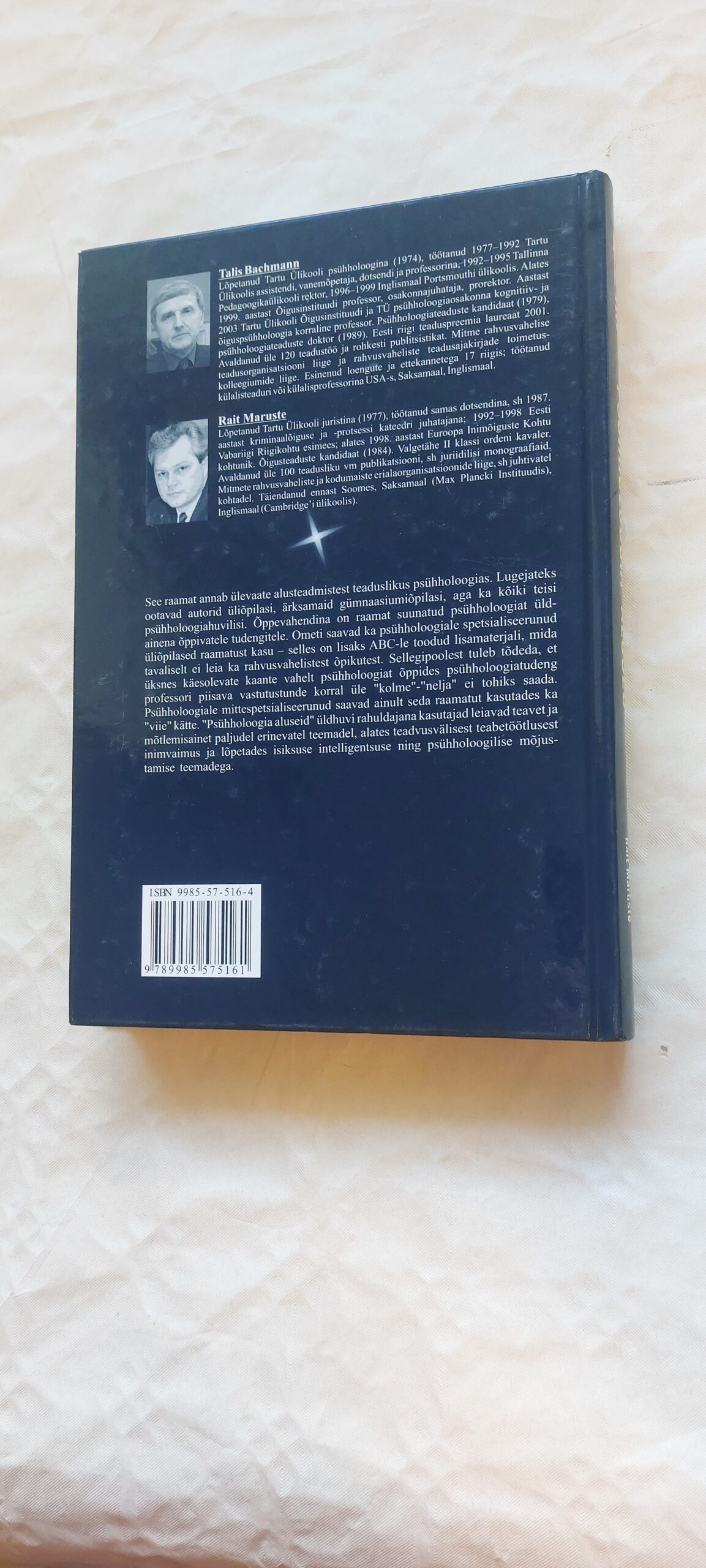 Psühholoogia alused. Talis Bachmann, Rait Maruste. 2003 - Pilt 6