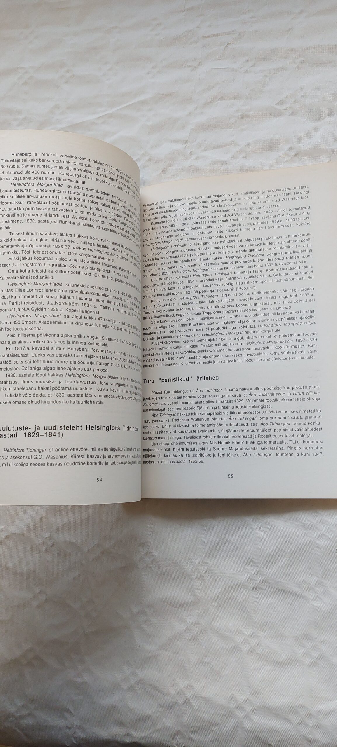 Soome ajakirjanduse algus. Päiviö Tommila. 1992 - Pilt 5