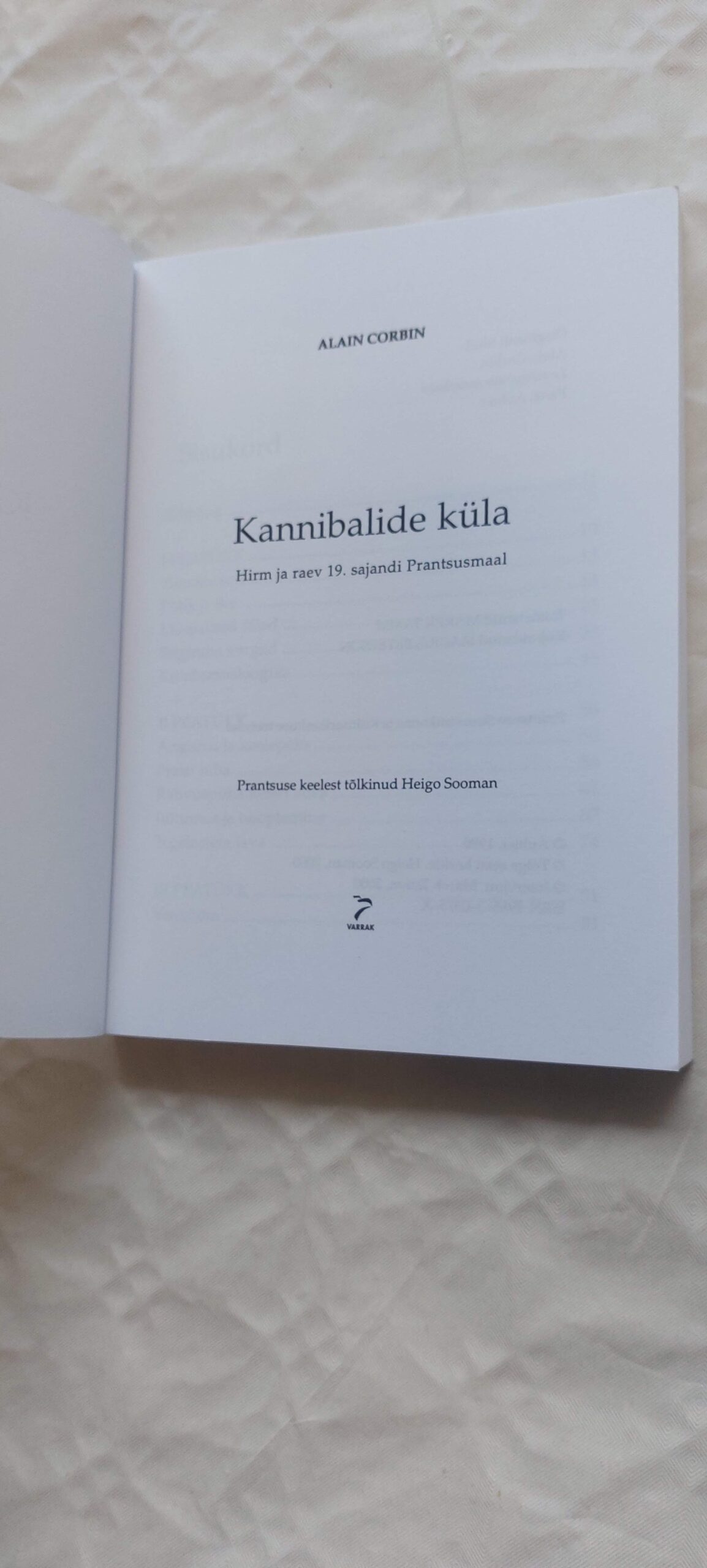 Kannibalide küla. Alain Corbin. 2000 - Pilt 2