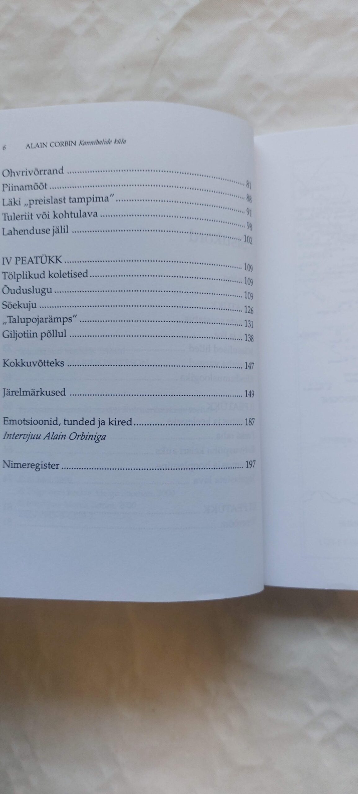 Kannibalide küla. Alain Corbin. 2000 - Pilt 4