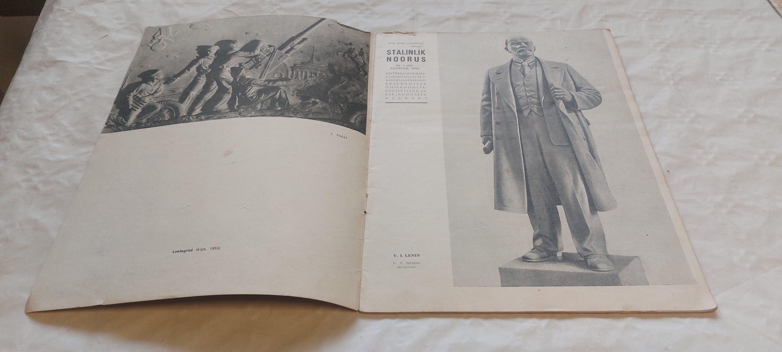 Stalinlik Noorus Nr. 1 Jaanuar 1954. - Pilt 2