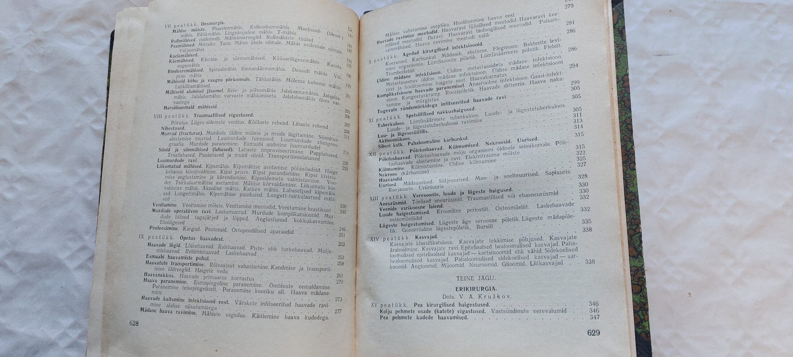 Kirurgia õpik velskrikoolidele. A. N. Velikoretski, V. A. Kružkov. 1947 - Pilt 4