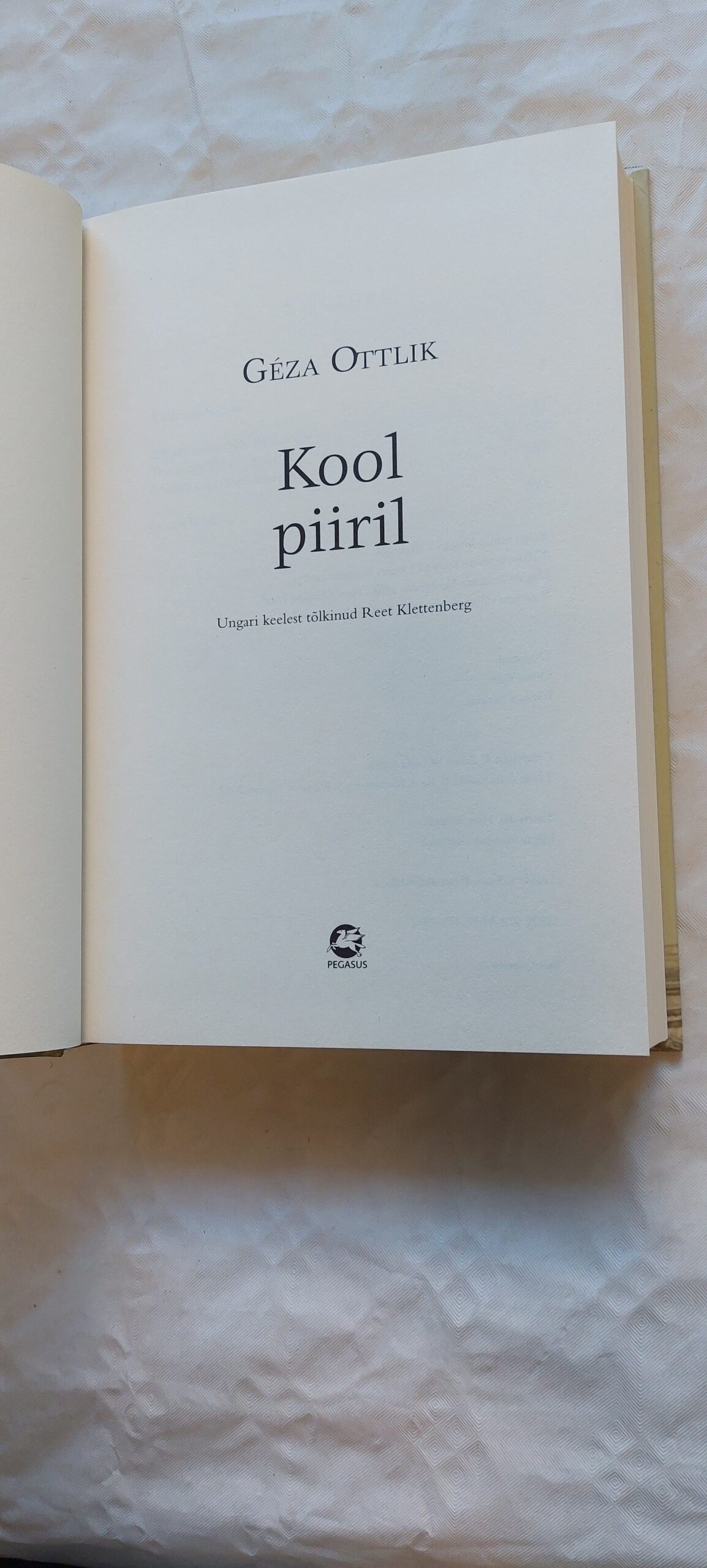 Kool piiril. Geza Ottlik. 2012 - Pilt 2