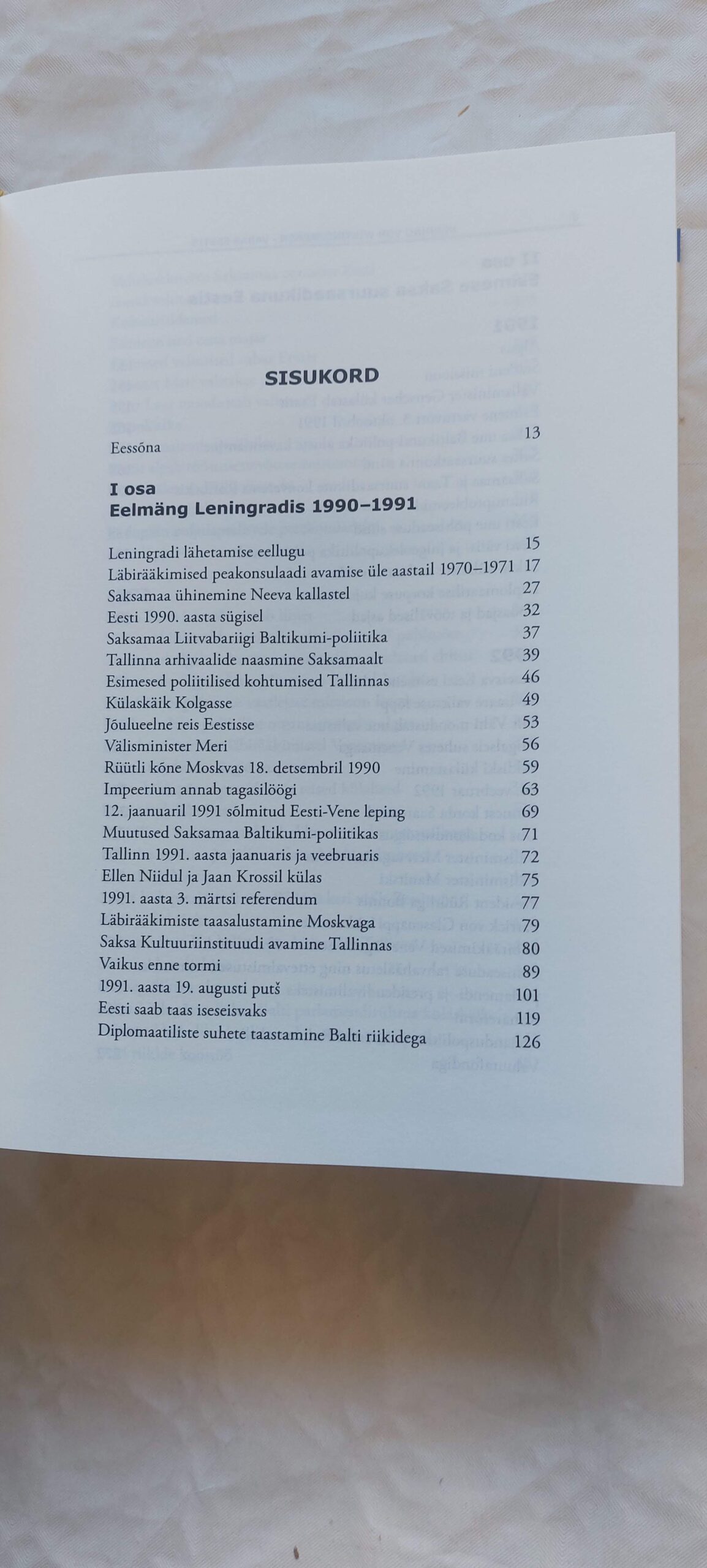 Vabas Eestis. Esimese Saksa suursaadiku mäletused 1991-1995. Henning von Wistinghausen. 2008 - Pilt 3