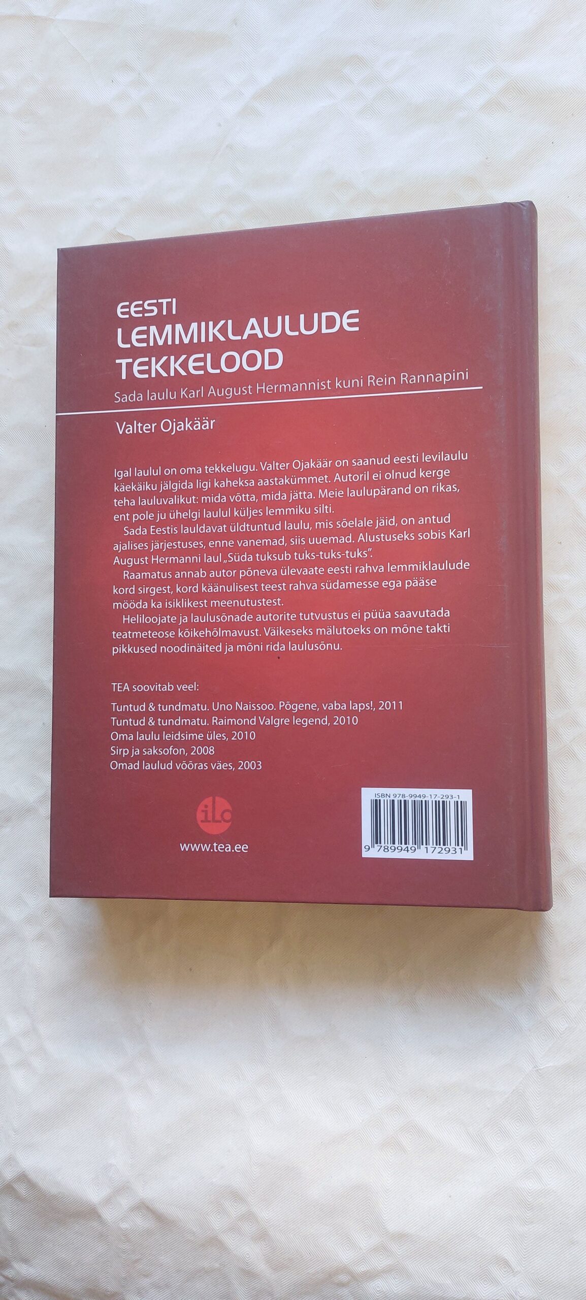 Eesti lemmiklaulude tekkelood. Valter Ojakäär. 2012 - Pilt 6