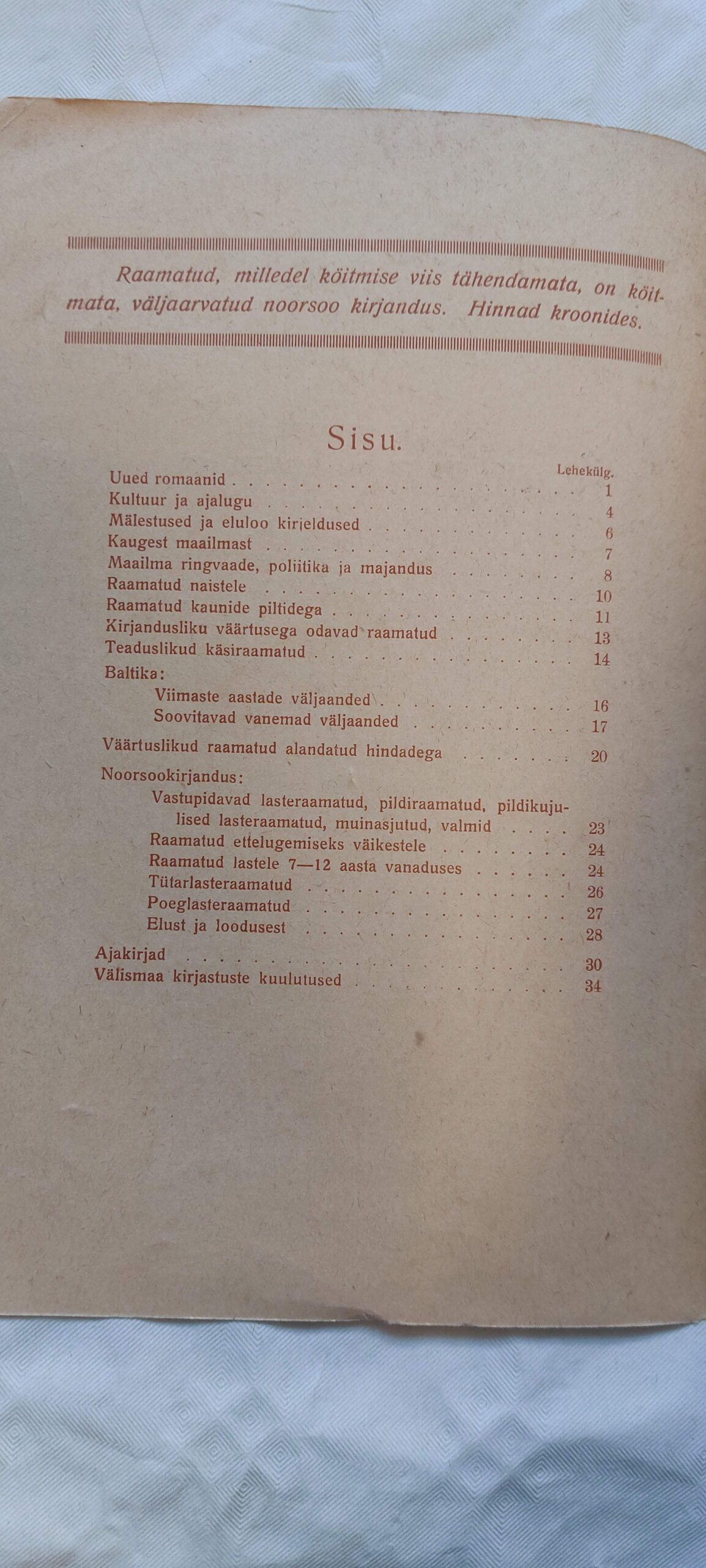 Loetavad raamatud. Valik uuemast välismaa kirjandusest. F. Wassermann. 1930 - Pilt 2