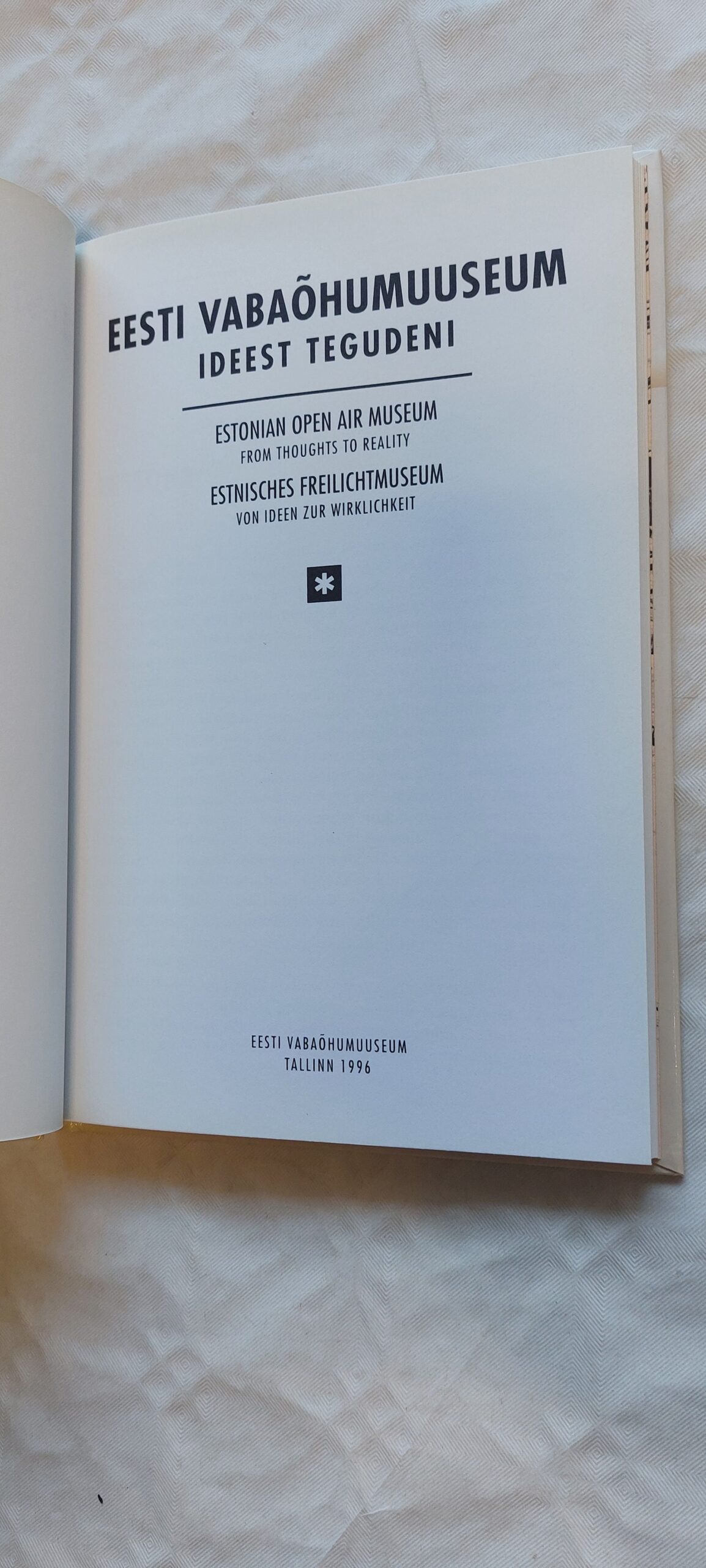 Eesti vabaõhumuuseum ideest tegudeni. 1996 - Pilt 2